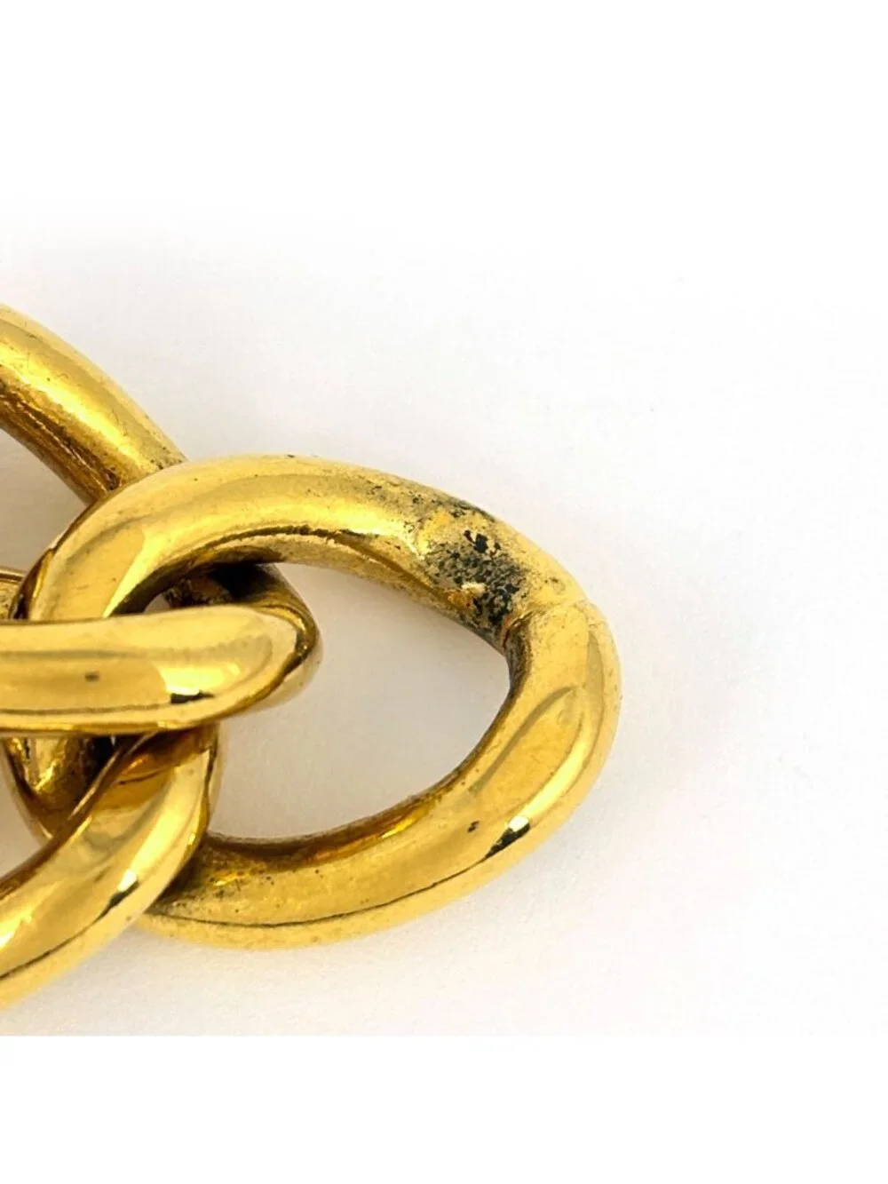 Chanel CC Logo Chain Bracelet Turnlock Gold Plated